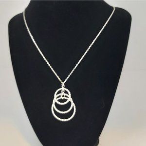 AVON | Triple Circle Necklace - Silver-tone